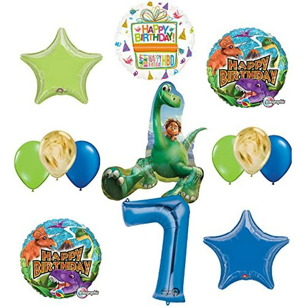 Arlo and Spot The Good Dinosaur 7th Birthday Party Supplies and Balloon Decorations Mayflower 